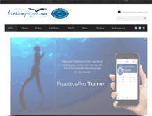 Tablet Screenshot of freediving-apnea.com